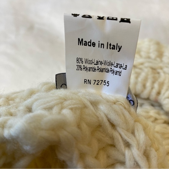 Cintelli e Galluzzo Knit slouchy beret made in Italy Wool blend - Picture 4 of 6